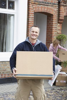 Packing boxes and moving supplies in Clapton for a home relocation