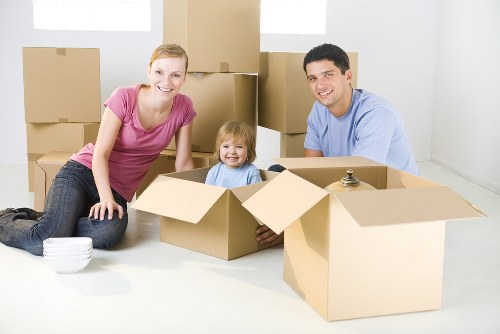 Professional team planning office removals in Clapton