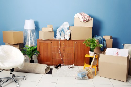 House removalists in Clapton preparing a local home move
