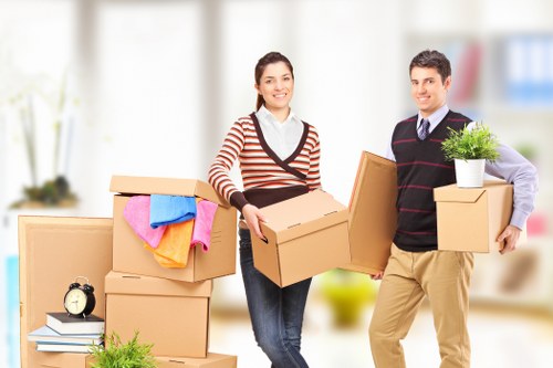 Man and van removals service for a Clapton property