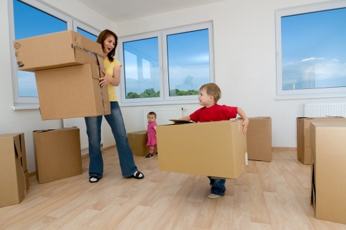 Office furniture removals service in Clapton