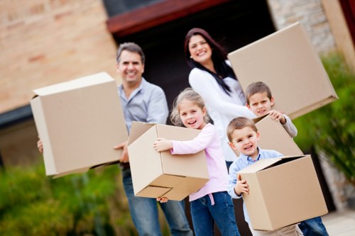 Clapton street suitable for a professional removal van service