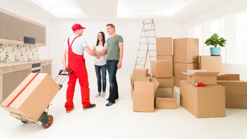 Commercial removals support for a Clapton office move